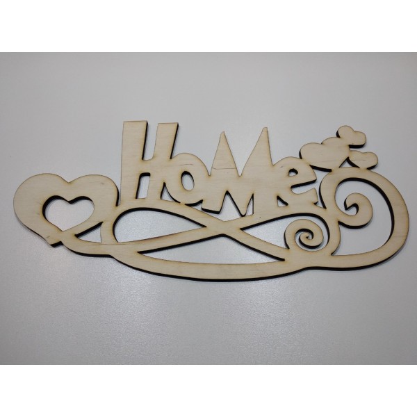 Арт 1003, Слово "Home" фанера 6мм