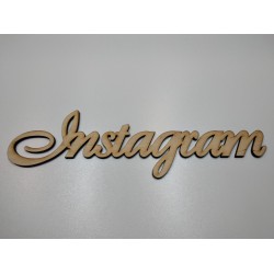 Арт 996, Слово "Instagram" фанера 6мм