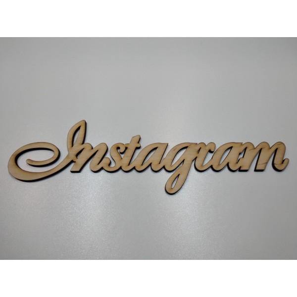 Арт 996, Слово "Instagram" фанера 6мм